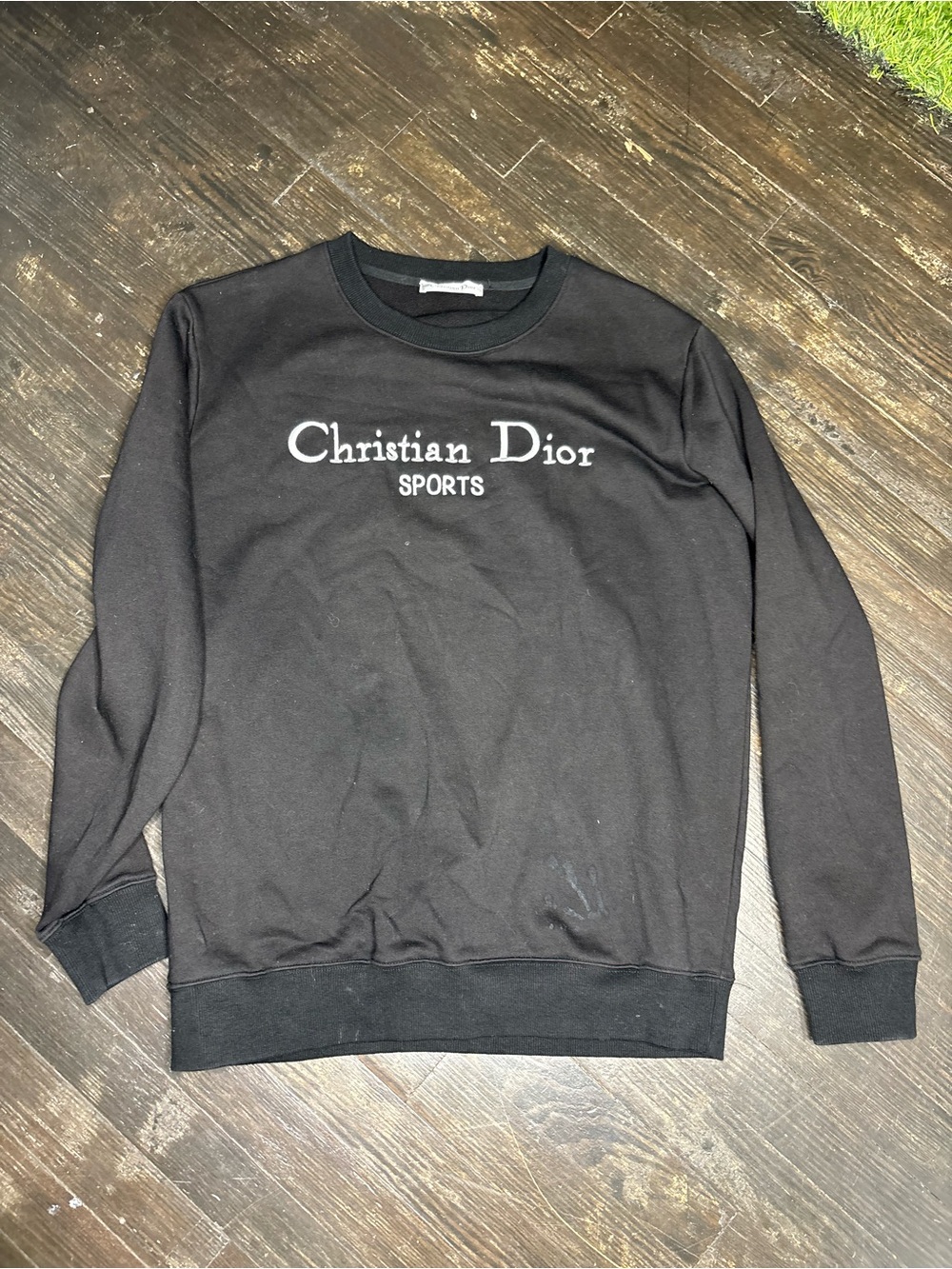 Dior Christian Dior Sports Black Crewneck Sweater